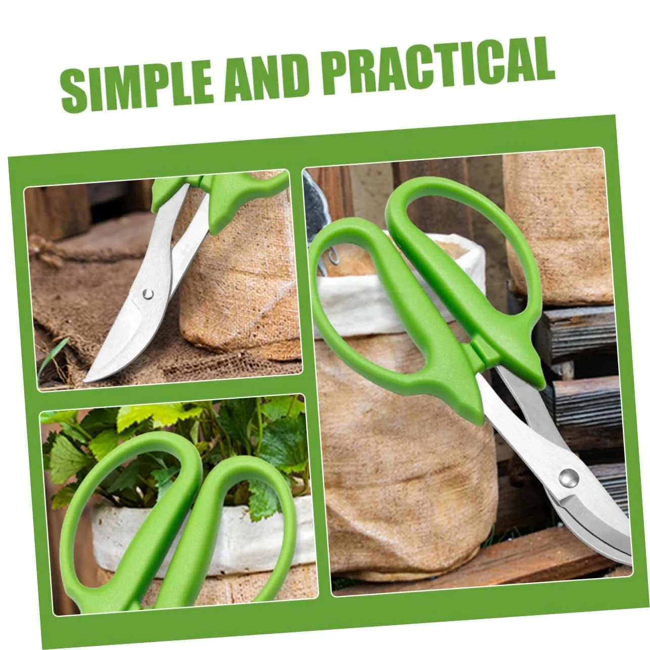 Набір з 2 садових секаторів Happyyami металеві, фото №6