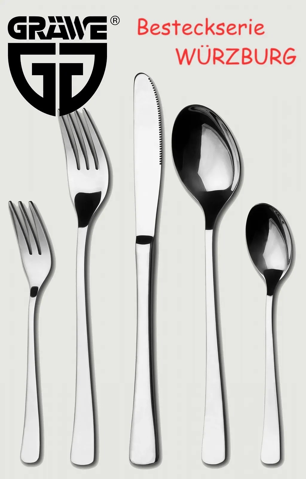 Ложки столові GRAEWE Wurzburg 6 шт., фото №2