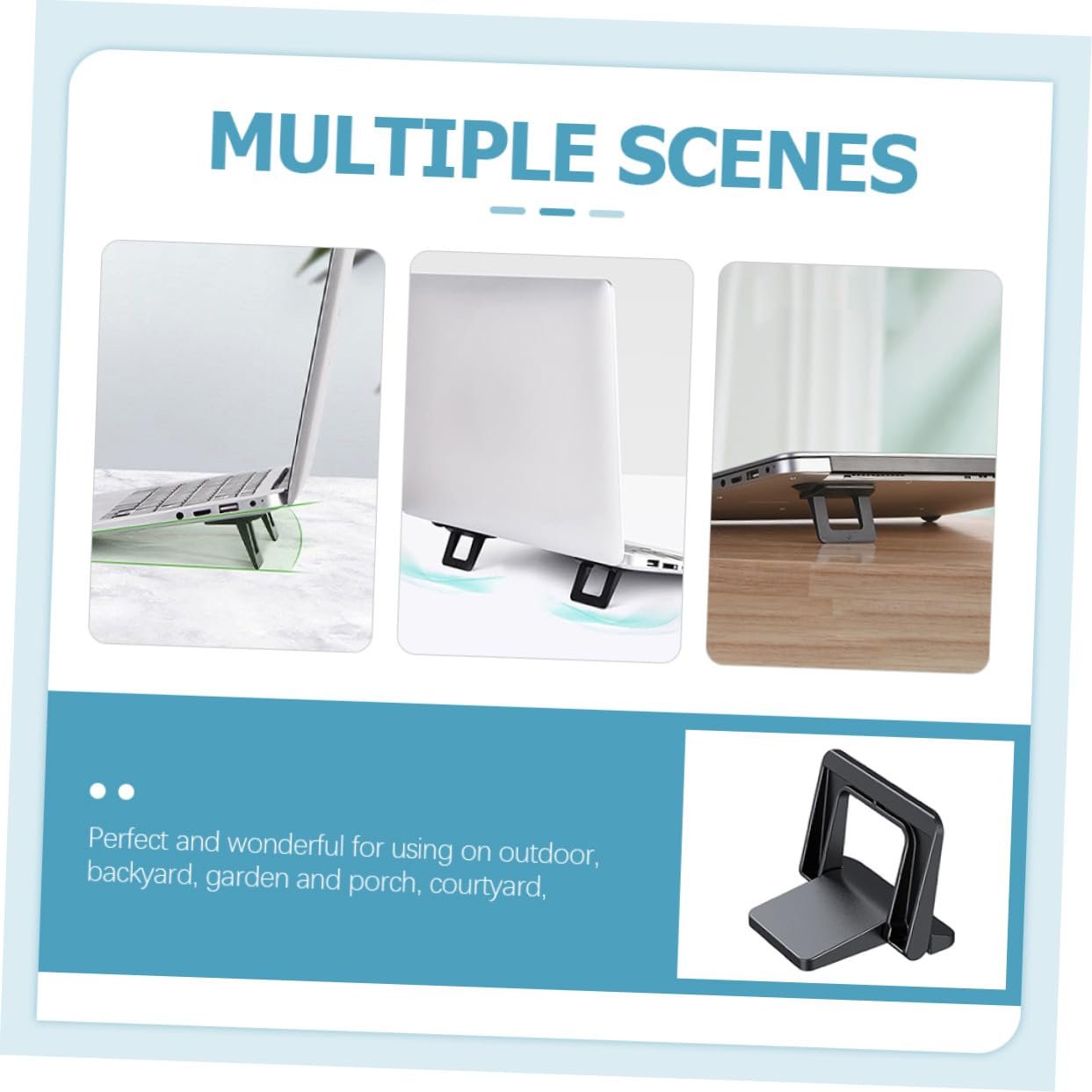 Подставка для ноутбука Sewroro Эргономичная Складная PC Материал Нескользящая, фото №5