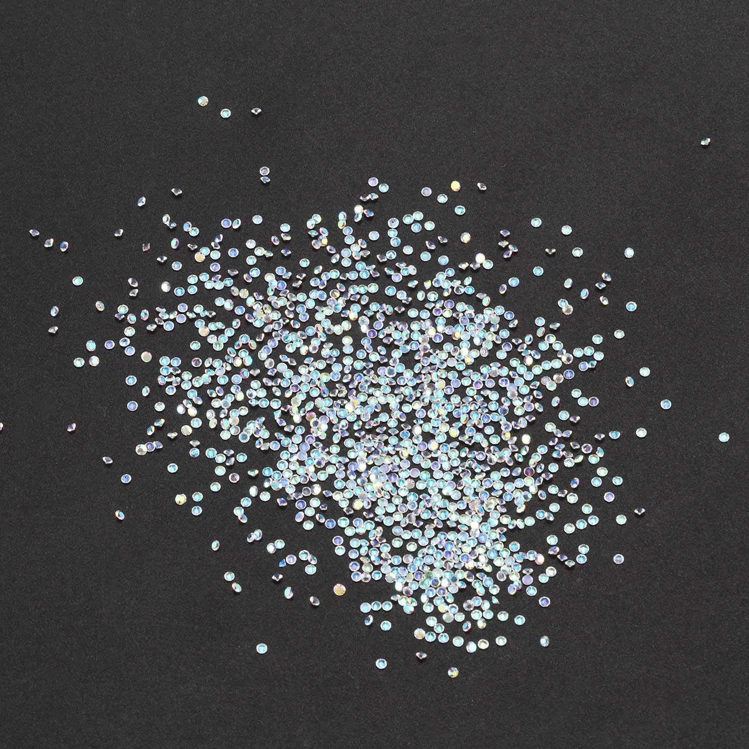 Микро Тип Стразы для ногтей DIY Кристалл Плоская задняя часть Без страз Нужды Искусство ногтей Косметика Цвета, фото №5