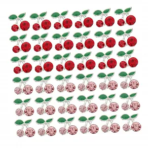 Наклейки для ногтей WOONEKY Вишня 3D, 36 шт. - Фото 1