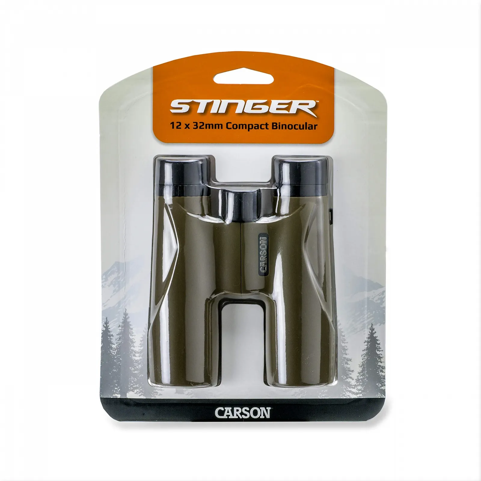Бінокль Carson Stinger 12x32мм Olive Green, фото №8