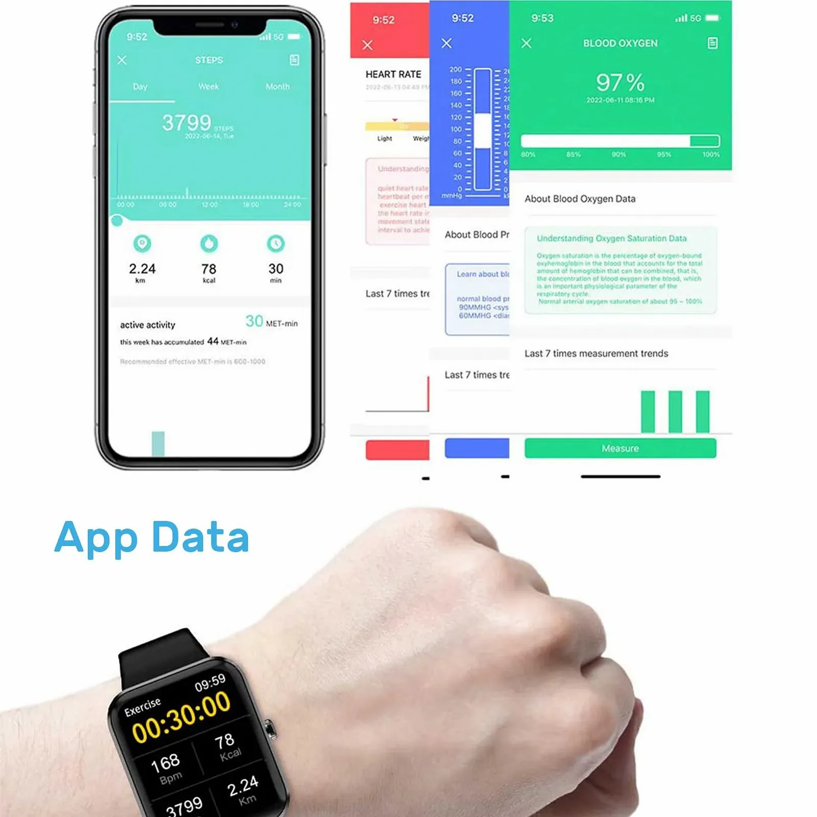Смарт-годинник для чоловіків і жінок 1,83 дюйма, фото №6 Смарт-годинник для чоловіків і жінок 1,83 дюйма, фото №6