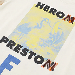 Футболка Heron Preston A.F. Authorized Tee Off/Lemon M synthetic.ua - Фото 1