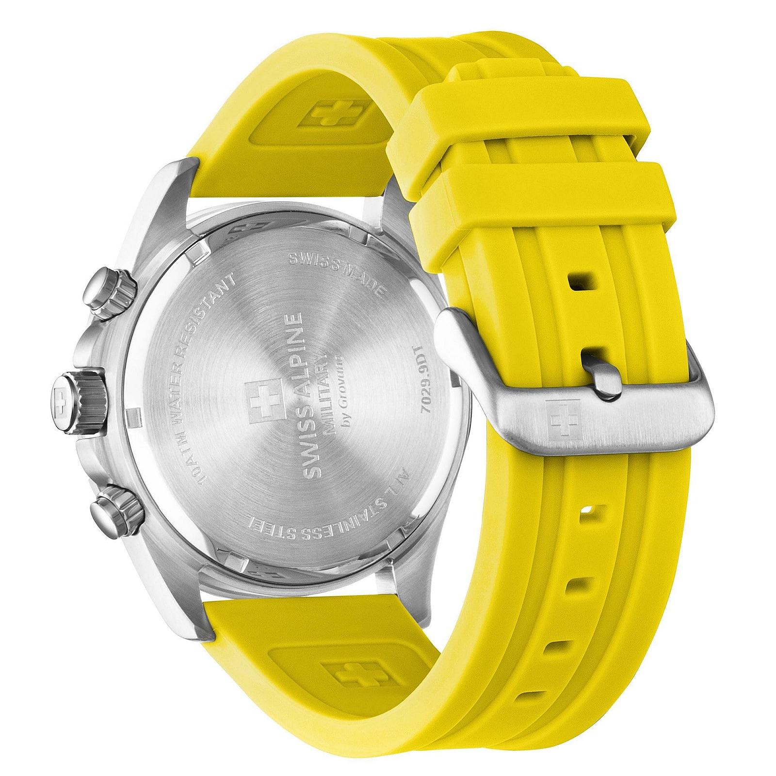 Чоловічий годинник Swiss Alpine Military Хронограф Аналоговий Кварцовий 7029.9 Силіконовий, фото №2 Чоловічий годинник Swiss Alpine Military Хронограф Аналоговий Кварцовий 7029.9 Силіконовий, фото №2