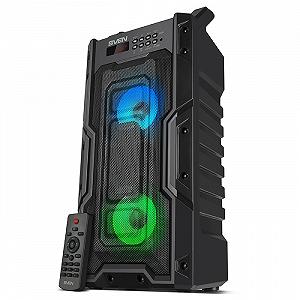 Колонка SVEN PS-435 Black 20W TWS Bluetooth FM USB microSD LED-display RC 2x2000mA*h) - Фото 1
