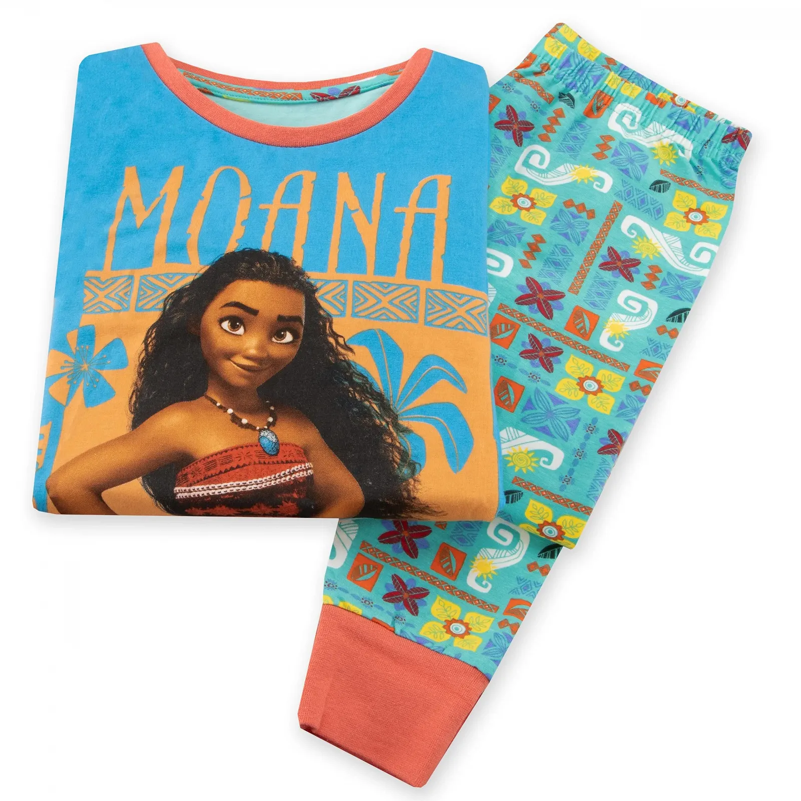 Піжама Disney Moana Slim Fit для дівчат, фото №7
