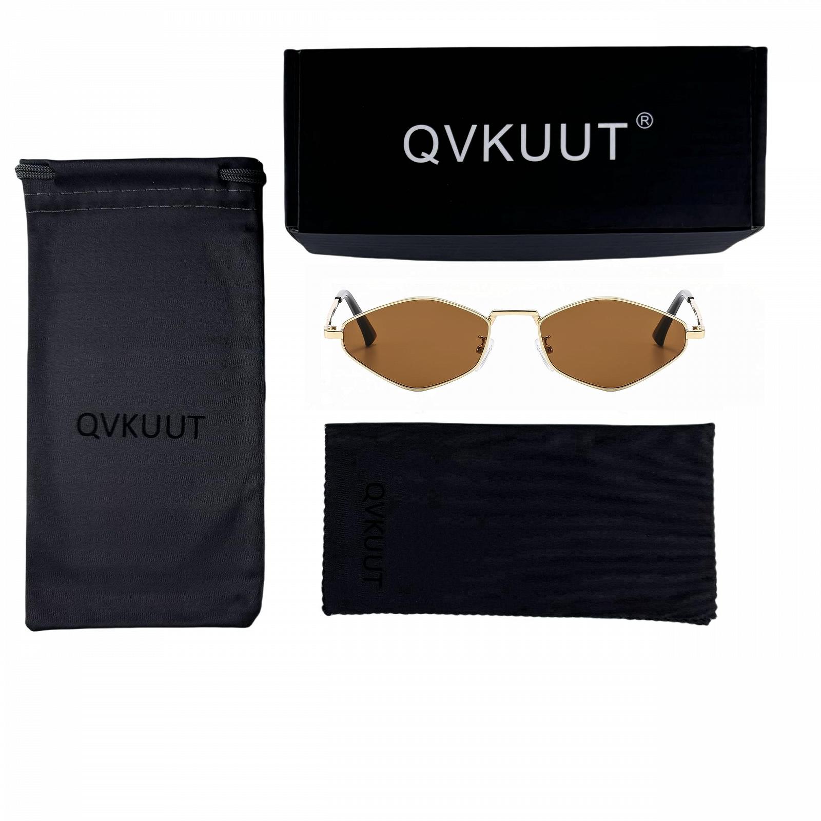 Вінтажні маленькі сонцезахисні окуляри Retro QVKUUT для жінок і чоловіків, захист від УФ-променів, фото №3 Вінтажні маленькі сонцезахисні окуляри Retro QVKUUT для жінок і чоловіків, захист від УФ-променів, фото №3