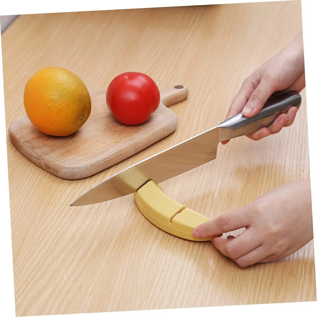 Точилка для ножей Набор 2 шт. переносной карбид кремния для ножниц и хлебных ножей, фото №7