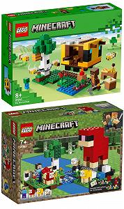 Конструктор LEGO Minecraft 21241 The Bee House & 21153 The Sheep Farm Набор из 2 - Фото 1