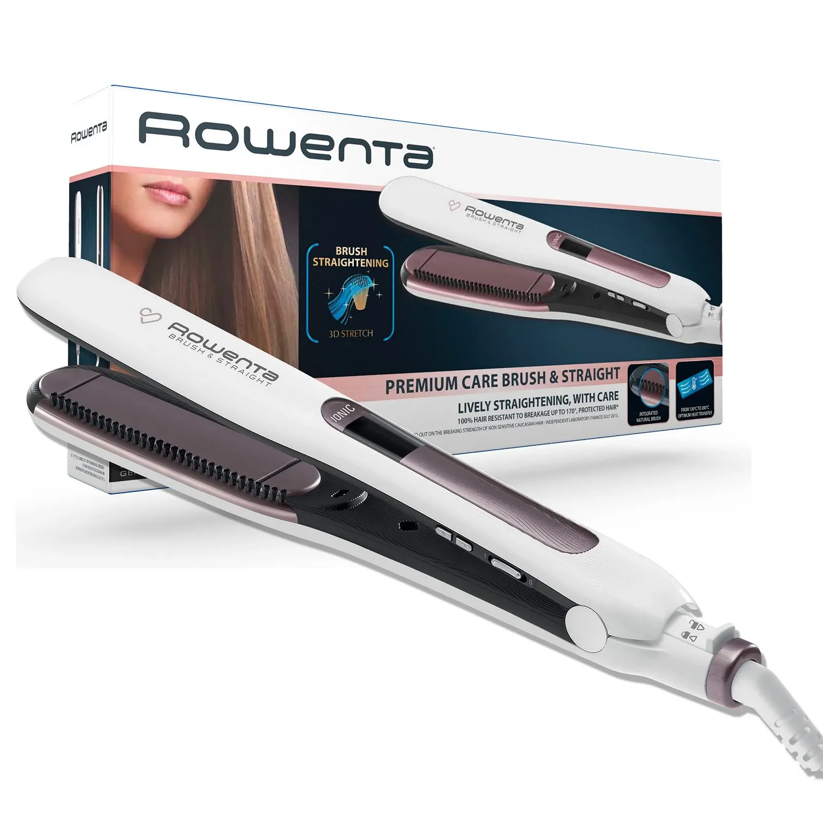 Щетка-выпрямитель Rowenta Iron & Straight SF7510F0, фото №1 Щетка-выпрямитель Rowenta Iron & Straight SF7510F0, фото №1