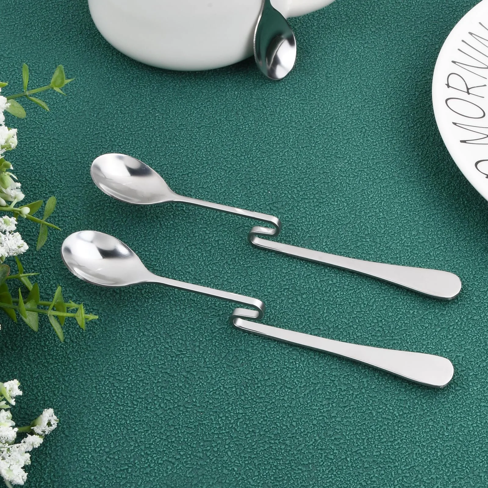 Ложка для еспресо з нержавіючої сталі 16,5 см Latte Macchiato, десертна, фото №5 Ложка для еспресо з нержавіючої сталі 16,5 см Latte Macchiato, десертна, фото №5