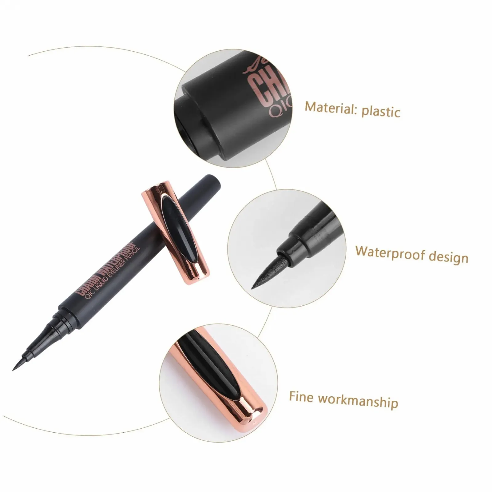 Підводка для очей FRCOLOR Водостійка, фото №6