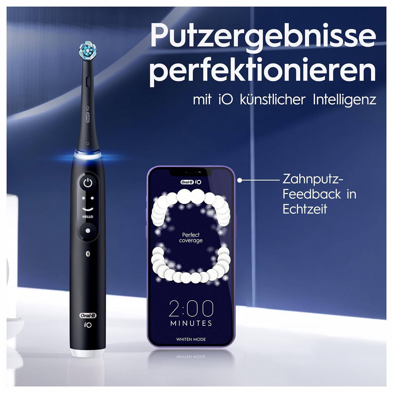 Зубна щітка електрична Oral-B iO Series 6 Plus Sensitive Edition Чорна лава, фото №6