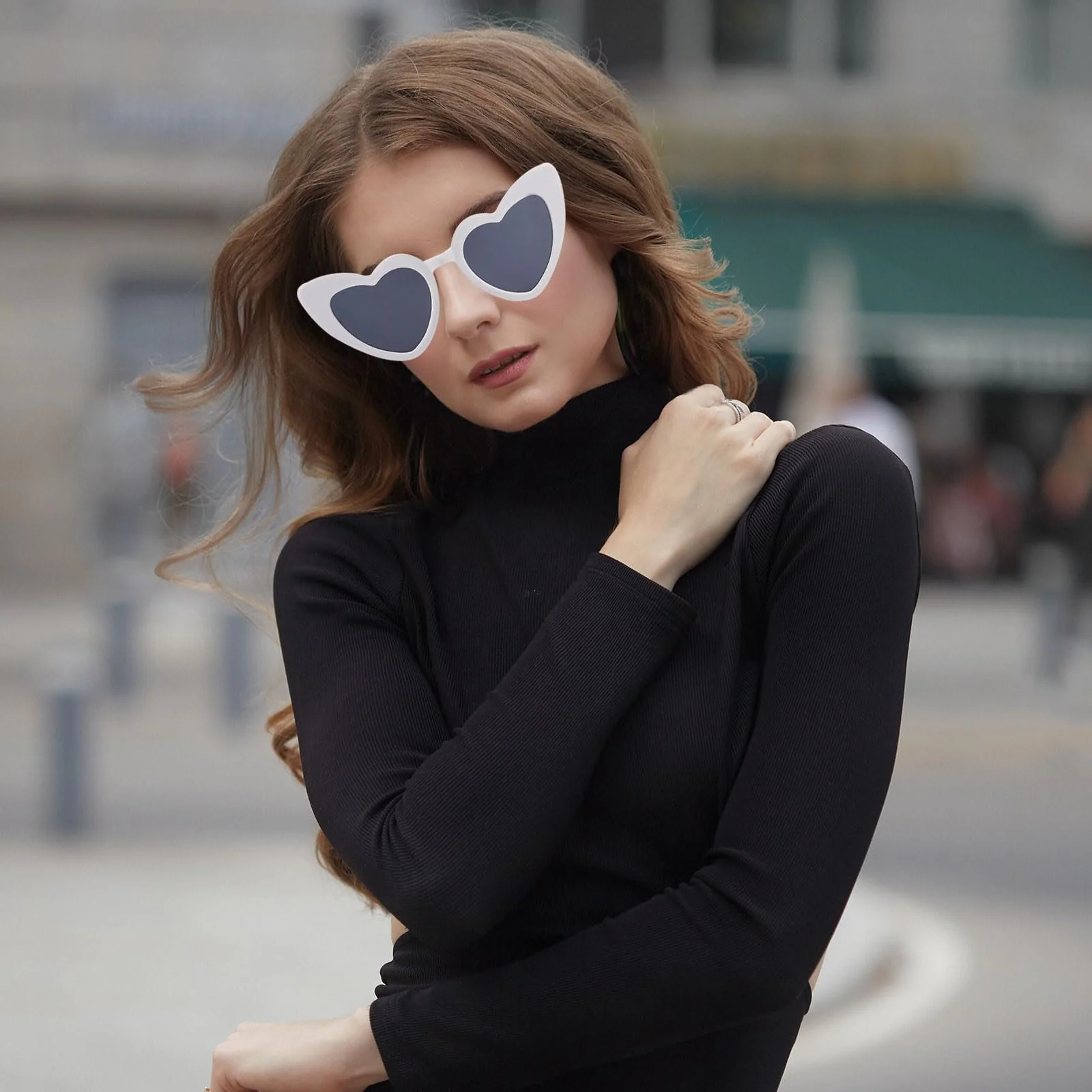 Солнцезащитные очки в форме сердца SKHAOVS, 70-ые, ретро, белые, любовь, кошачий глаз, фестивальные, UV400, 4 шт., фото №3 Солнцезащитные очки в форме сердца SKHAOVS, 70-ые, ретро, белые, любовь, кошачий глаз, фестивальные, UV400, 4 шт., фото №3