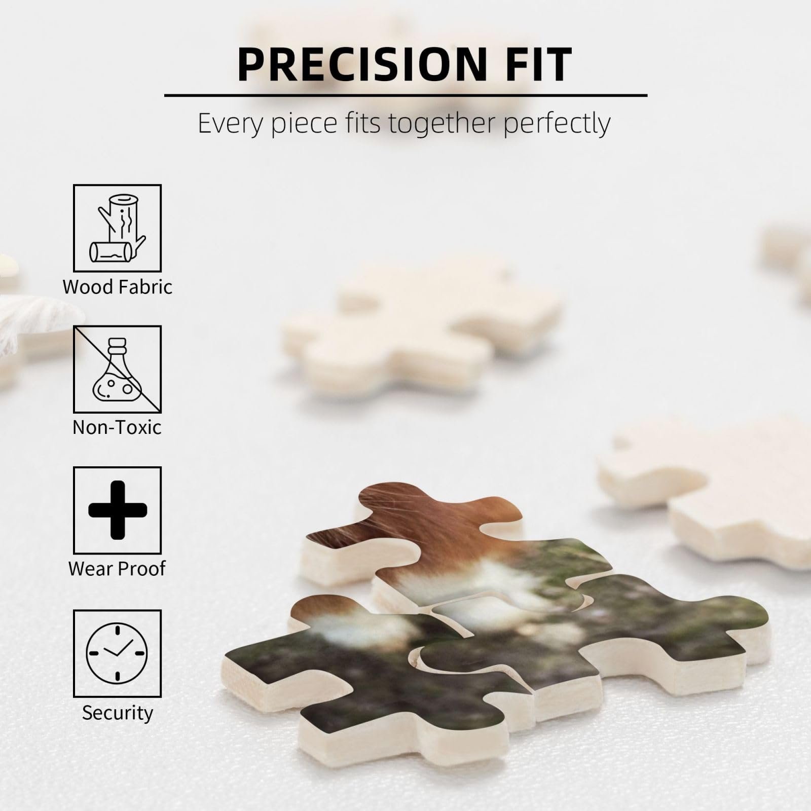 Пазл Horse and Rose 500 елементів дерев'яний 38 x 52 см, фото №6