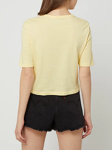 Футболка ONLFRUITY LIFE STRIPE TOP BOX JRS 15231612 Sunshine ONLY Жовтий XS synthetic.ua - Фото 1