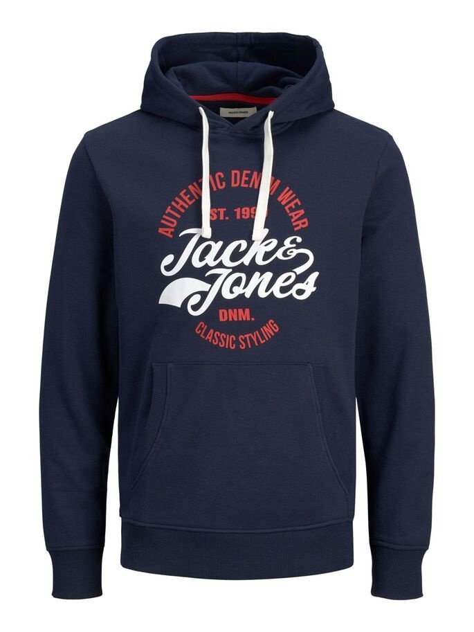 Свитшот Jack&Jones SWEAT HOOD 12201406, темно-синий, фото №4