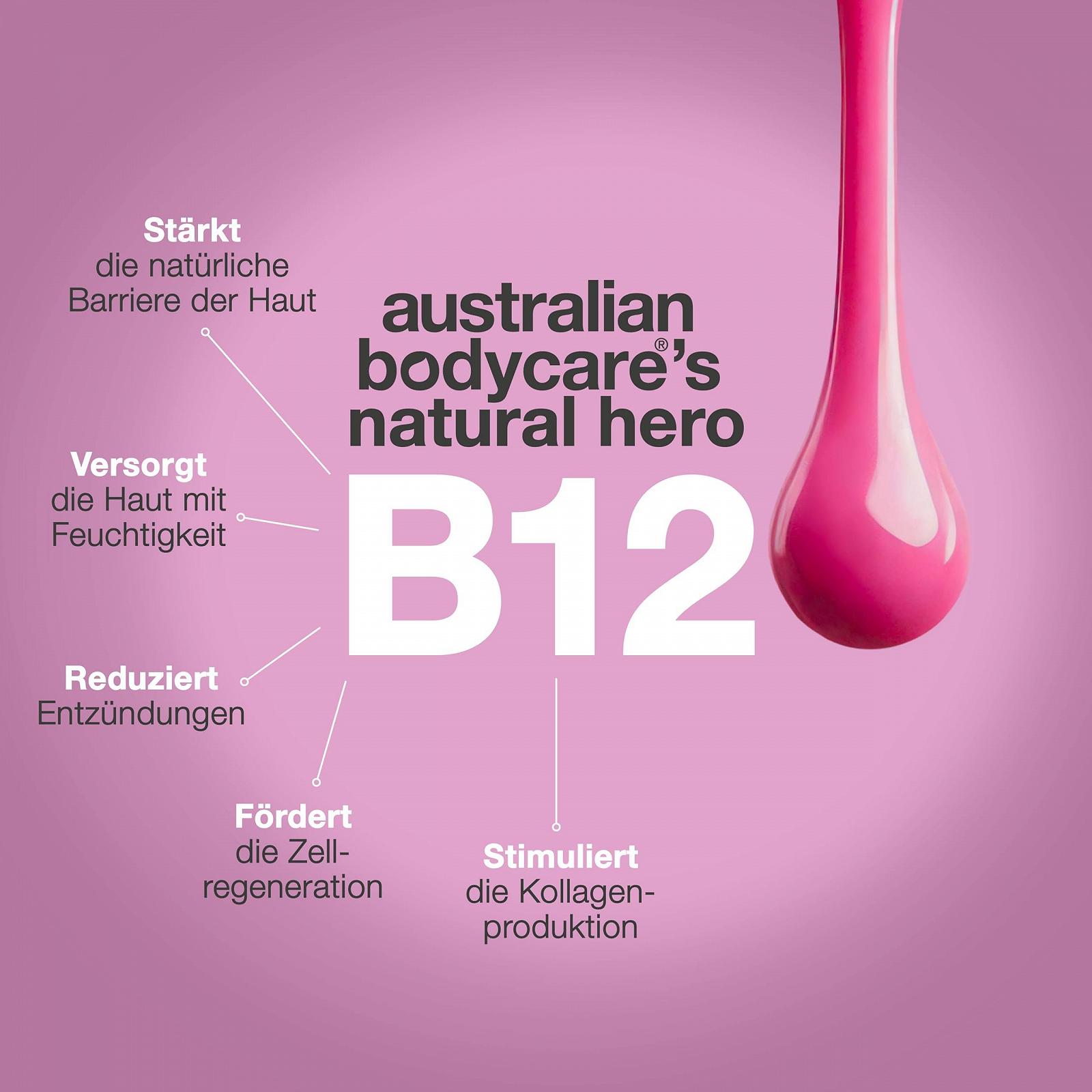 Гель для душа B12 Body Wash Питательный С витамином B12 и аллантоином, фото №6