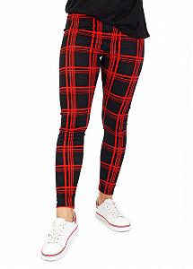 Леггинсы MTP 42 Черный (AM-18998_Black-Red) - Фото 1