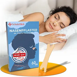 Пластирі для носа від хропіння Набір з 60 смужок - Фото 1