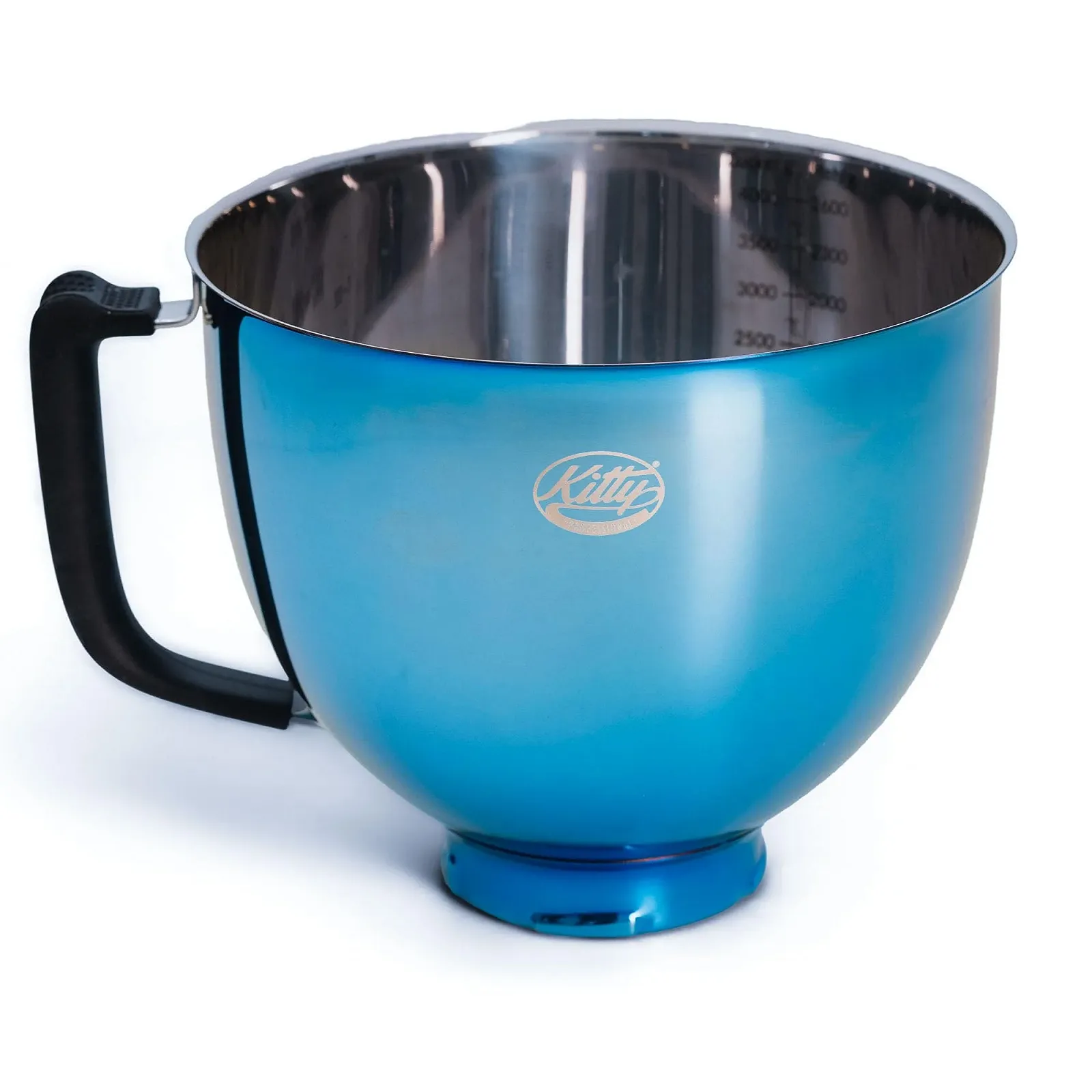 Миска Kitty Professional Super Bowl для Kitchen Aid 4,3 та 4,8 л нержавіюча сталь Блакитне небо, фото №1