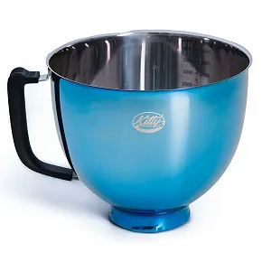Миска Kitty Professional Super Bowl для Kitchen Aid 4,3 та 4,8 л нержавіюча сталь Блакитне небо - Фото 1