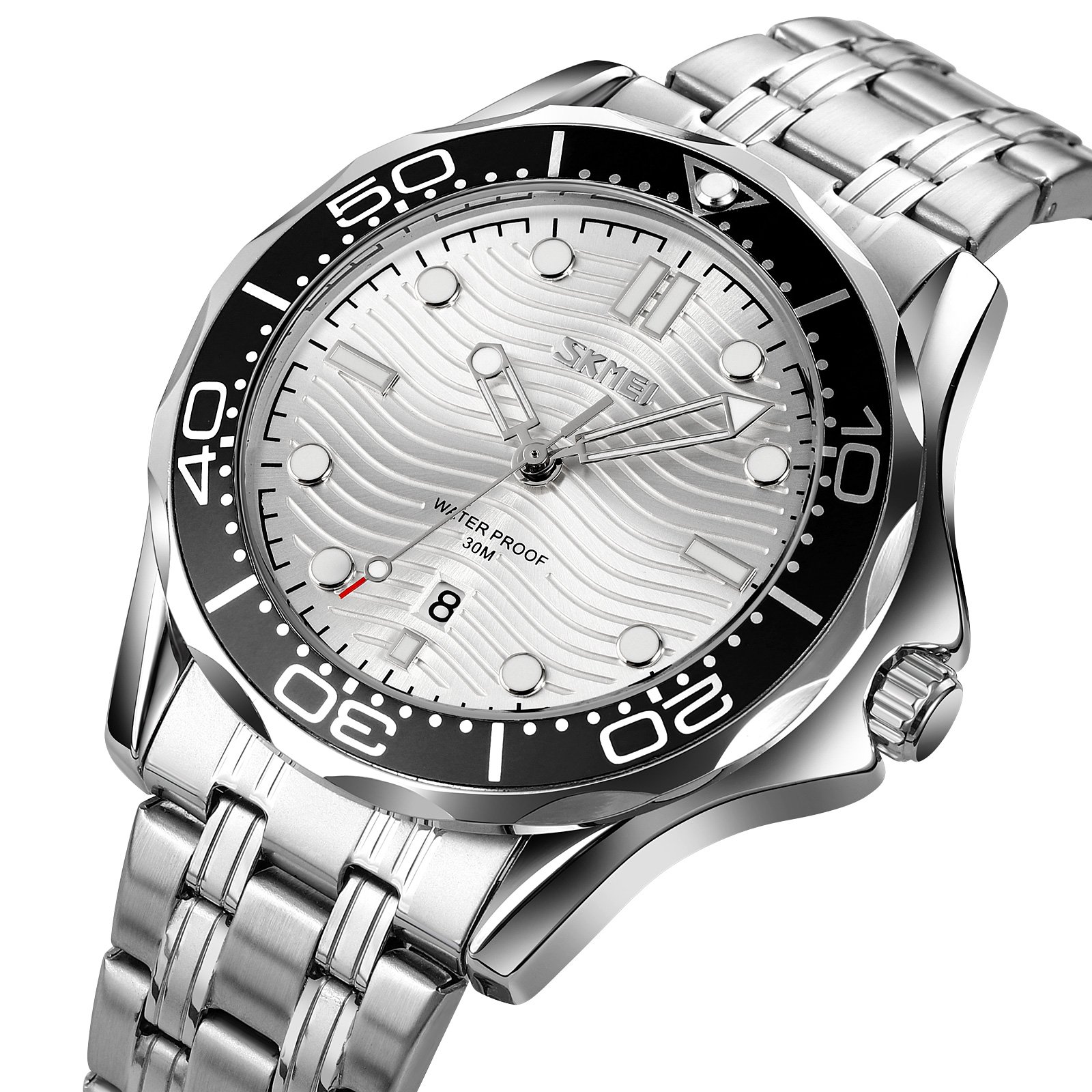 Годинник Skmei 9276SSISI Silver-Silver Steel Strap SALE, фото №2