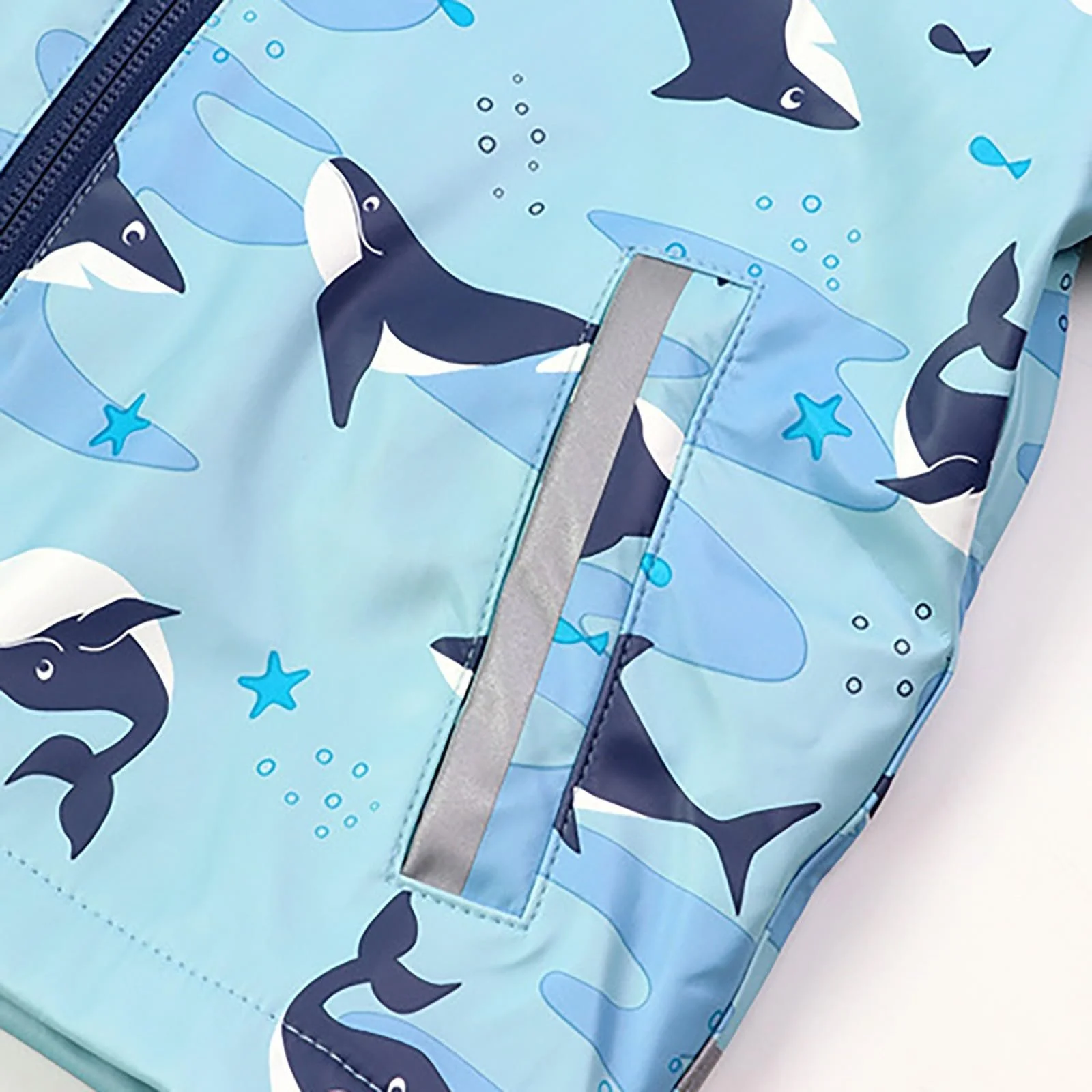 Дитяча Куртка-дощовик з капюшоном XIUH для хлопчиків, вітрозахисна, фото №7