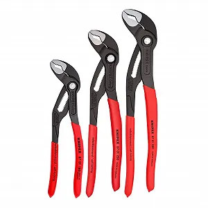 Набор плоскогубцев Knipex Cobra 3 шт. (7 дюймов, 10 дюймов, 12 дюймов) - Фото 1