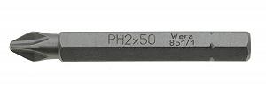 Купити Біта Wera PH2 50mm арт.wera001 - Фото 1 Біта Wera PH2 50mm арт.wera001 - Фото 1