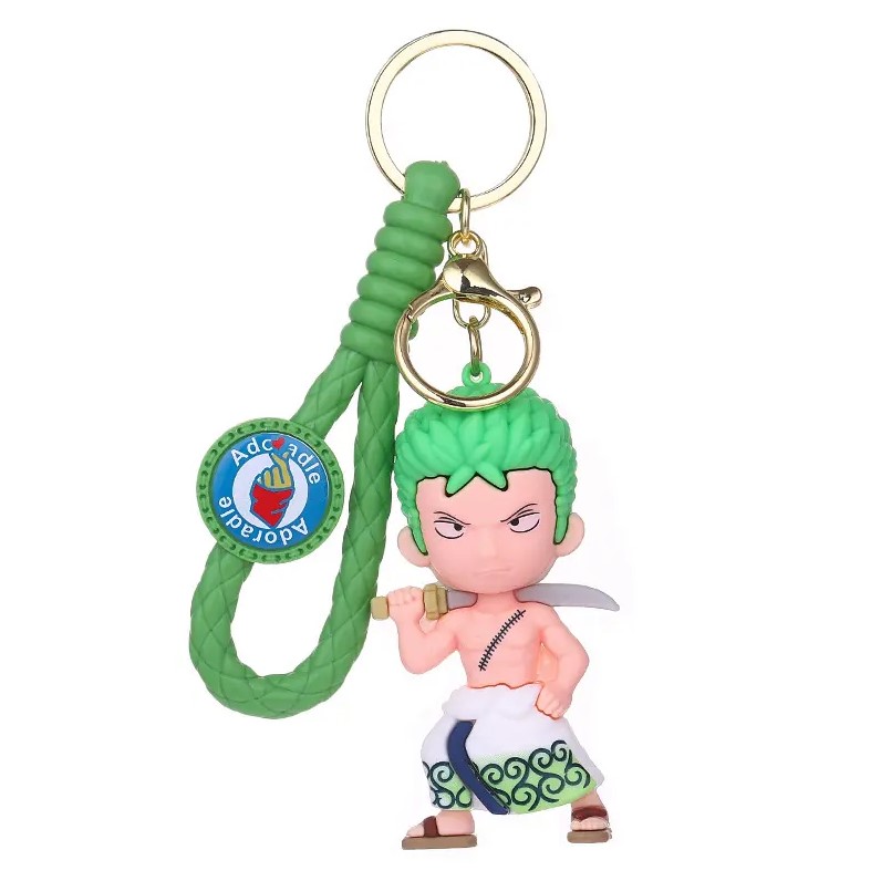 Ван Піс One piece Великий куш Зоро Ророноа Zoro Roronoa пірат брелок фігурка для ключів, фото №1