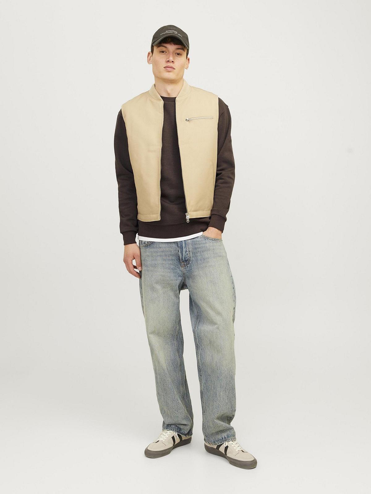 Толстовка JACK & JONES Однотонна, фото №4
