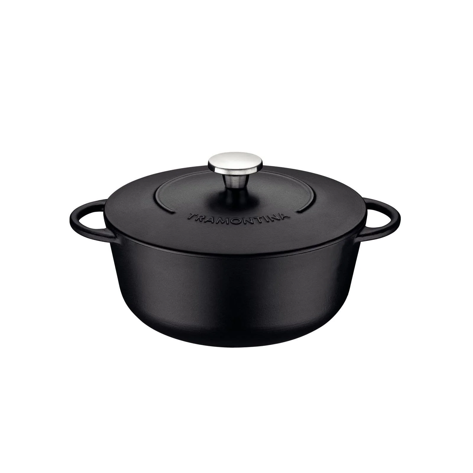 Жаровня Tramontina TRENTO Чугунная С крышкой 28 см 6 л Антипригарное покрытие Индукция, фото №1