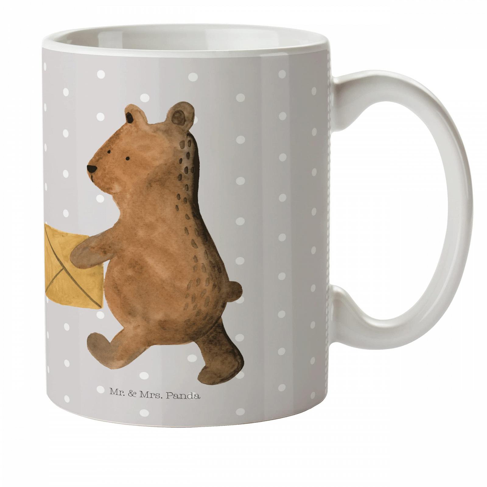 Кружка Mr. & Mrs. Panda Медведь Дом 80 мм x 90 мм x 80 мм, фото №1