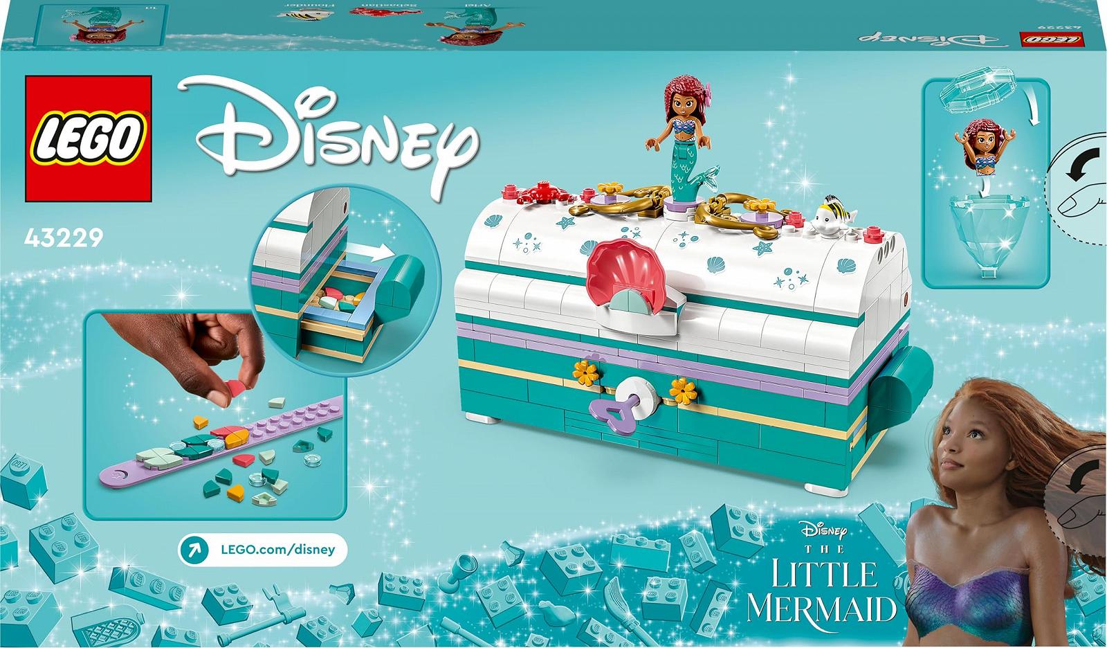 Конструктор Lego Disney Princess 43229 Ariel Treasure Chest 370 деталей, фото №7