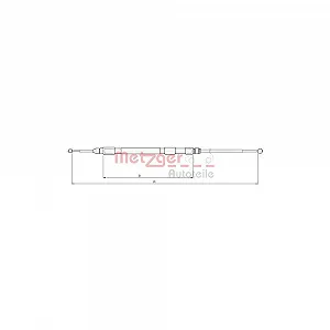 Трос стоянкового гальма METZGER 10.4232 для BMW MINI задній лівий - Фото 1