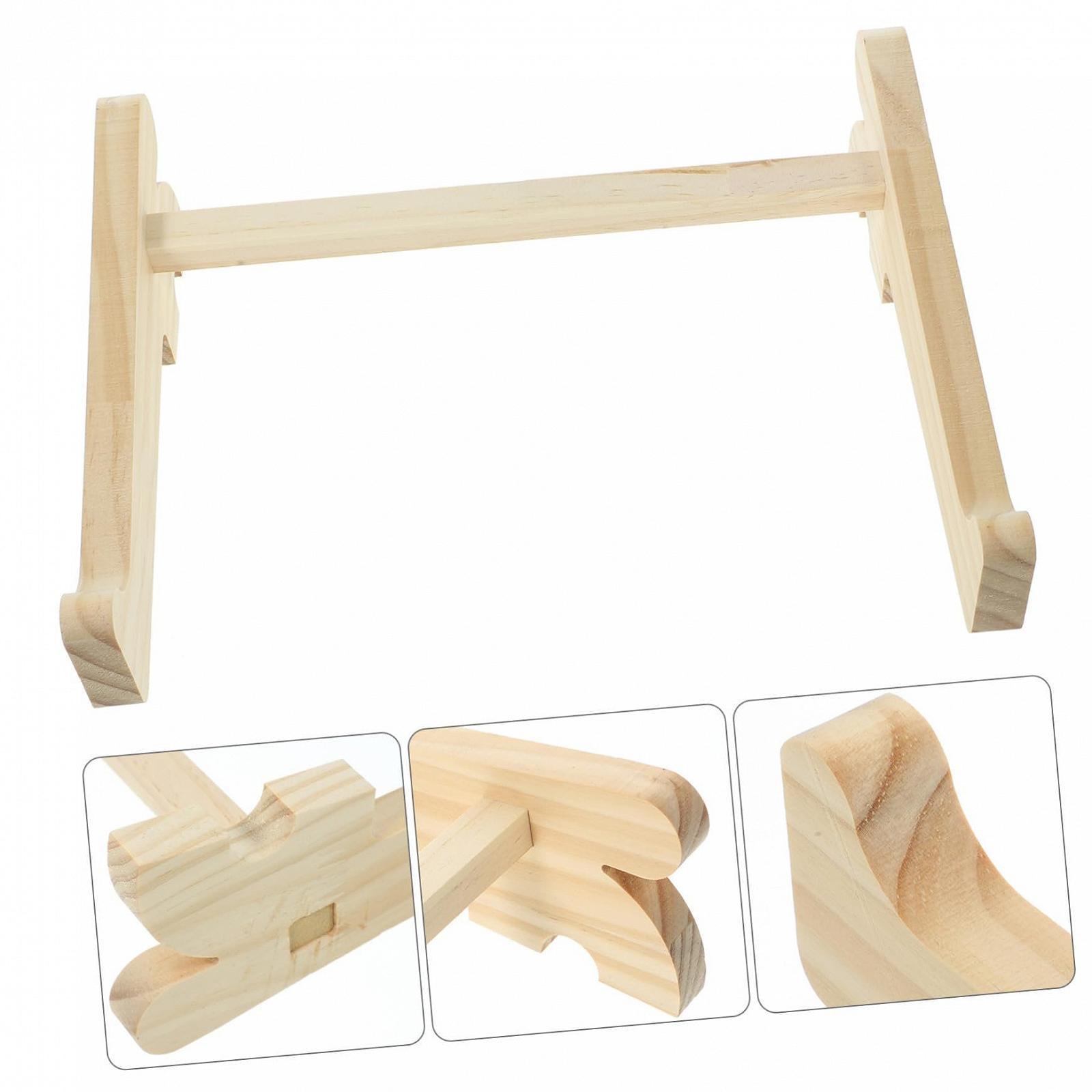 Подставка для ноутбука деревянная Operitacx эргономичная вертикальная для компьютера для охлаждения и защиты шеи, подходит для небольших устройств, фото №9