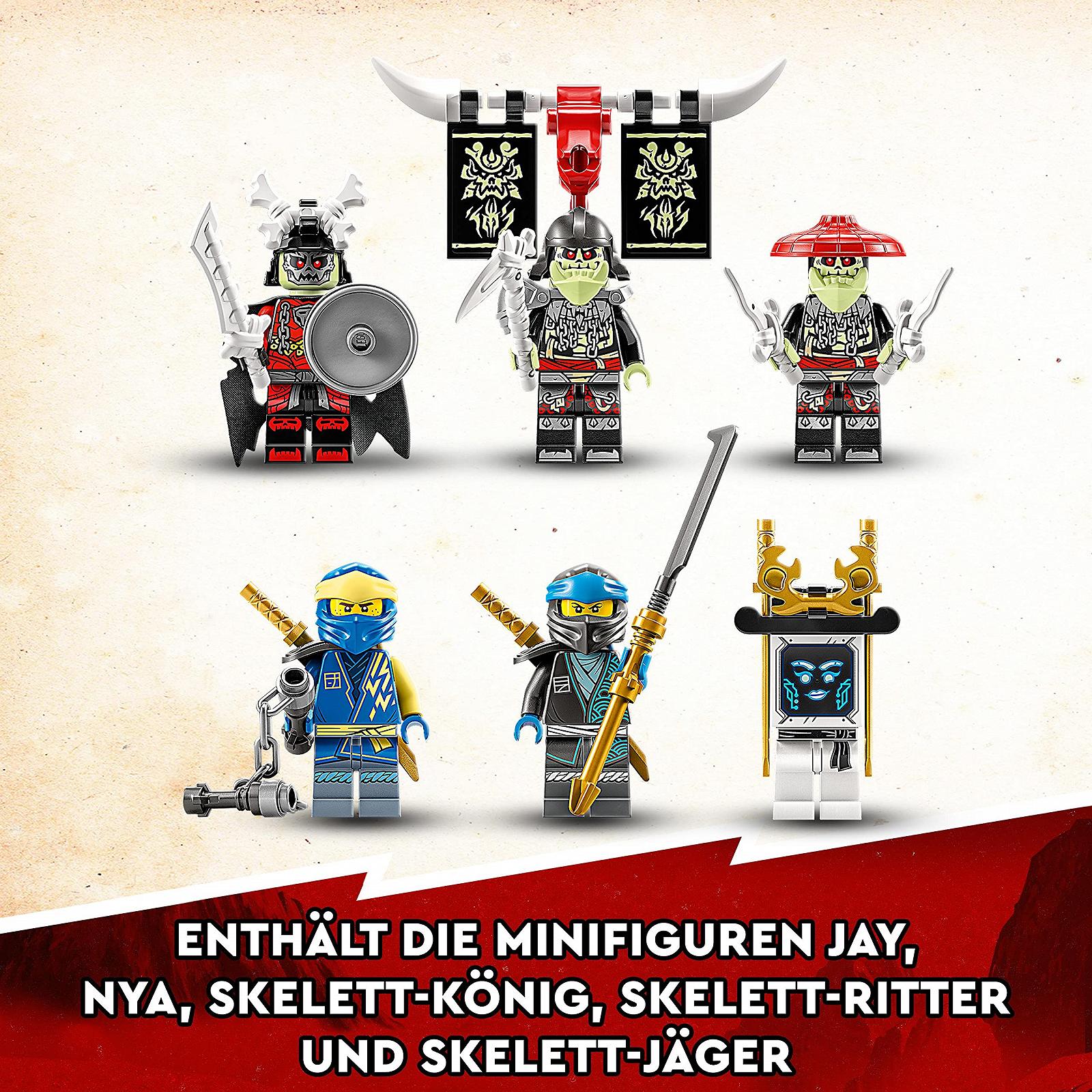 Набір LEGO Ninjago Jays Titan Mech з фігурками Джей, Нія та Зелений Скелетний Воїн 71785, фото №8