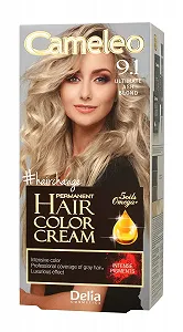 Фарба для волосся Cameleo Omega Plus Ultimate Ash Blonde Стійка фарба для волосся Комплексний набір для фарбування synthetic.ua - Фото 1