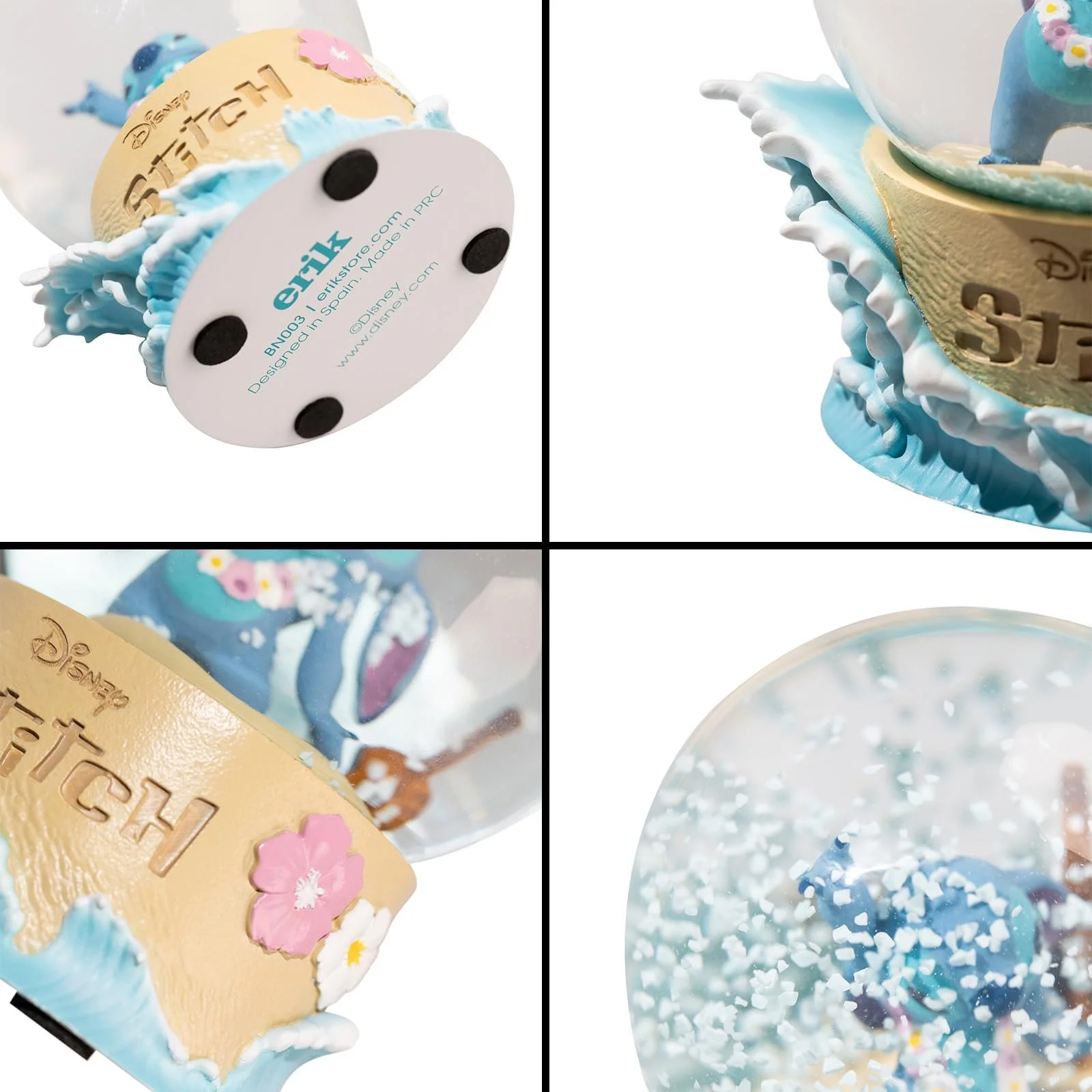 Снігова куля Disney Stitch Різдвяний декоративний предмет 9 x 10 x 8 см, фото №3