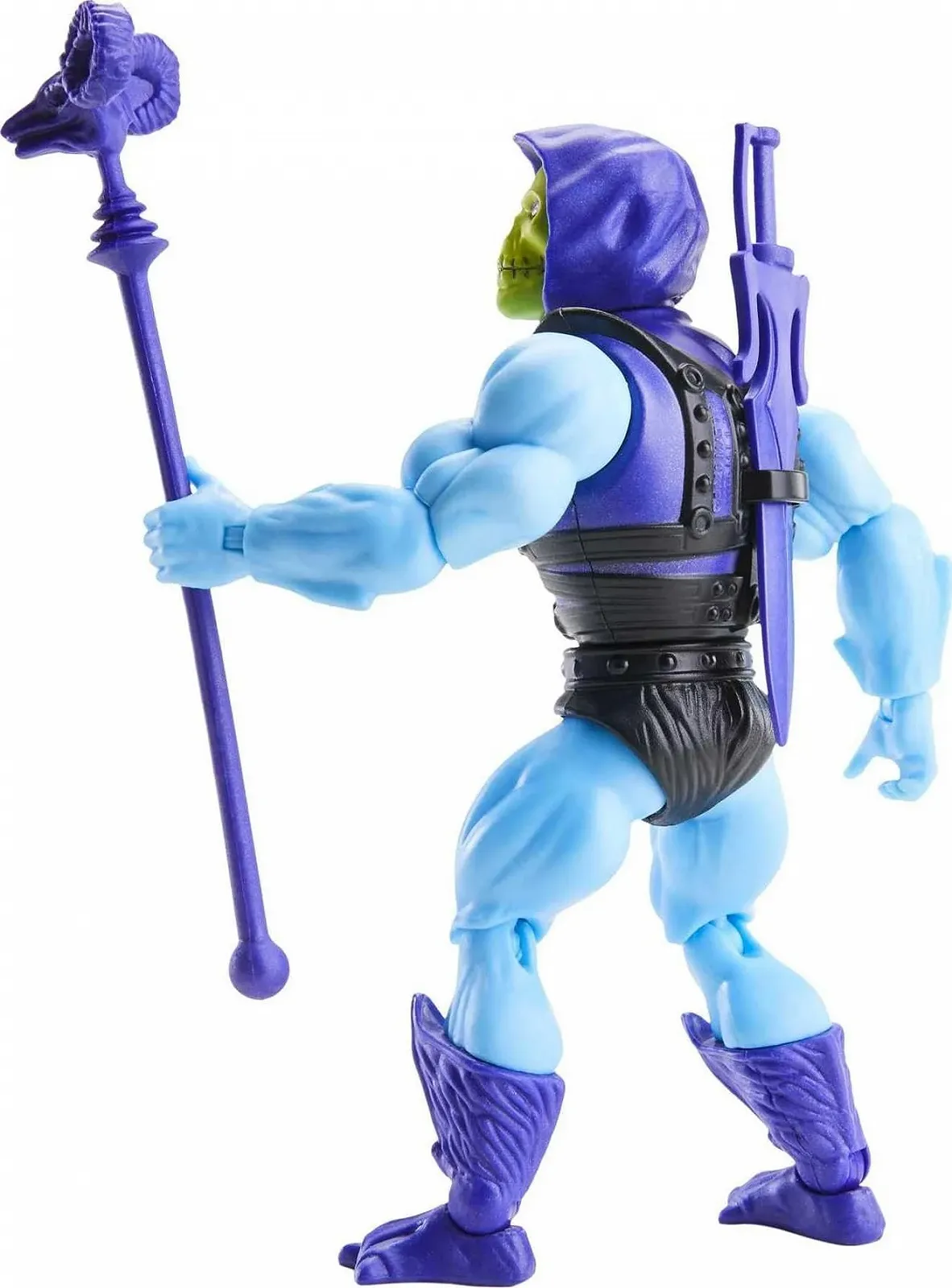 Екшн-фігурка Masters of the Universe Origins Deluxe Skeletor GVL77 14 см, фото №5