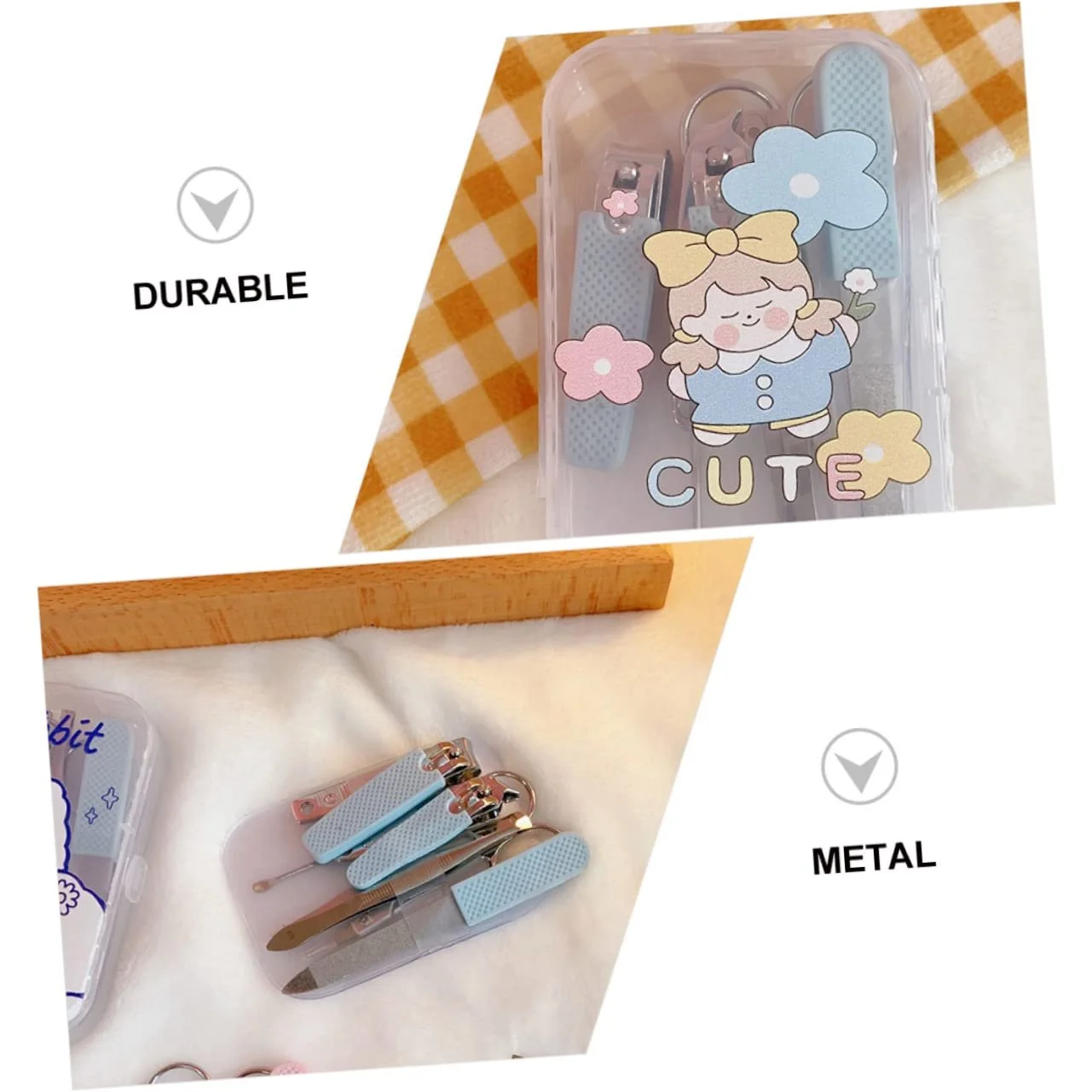 Набор для маникюра CALLARON с кусачками для ногтей для педикюра, для путешествий и дома, фото №3 Набор для маникюра CALLARON с кусачками для ногтей для педикюра, для путешествий и дома, фото №3