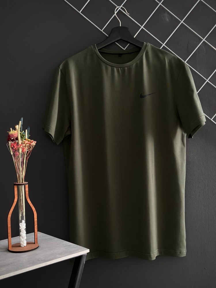 Комплект із трьох футболок Nike чорна біла хакі, фото №4