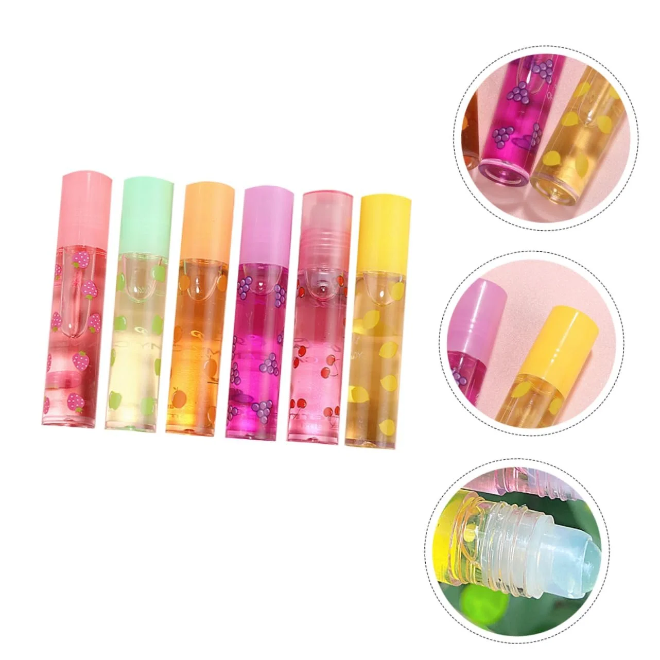 Блиск для губ MERRYHAPY Фруктовий, набір 5 шт. Прозорий, фото №6 Блиск для губ MERRYHAPY Фруктовий, набір 5 шт. Прозорий, фото №6