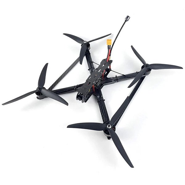 FPV дрон DarwinFPV X9 - квадрокоптер 9 дюймів, до 3 км, 170 км/год, вантаж 2,5 кг PNP (Без ресивера), фото №6