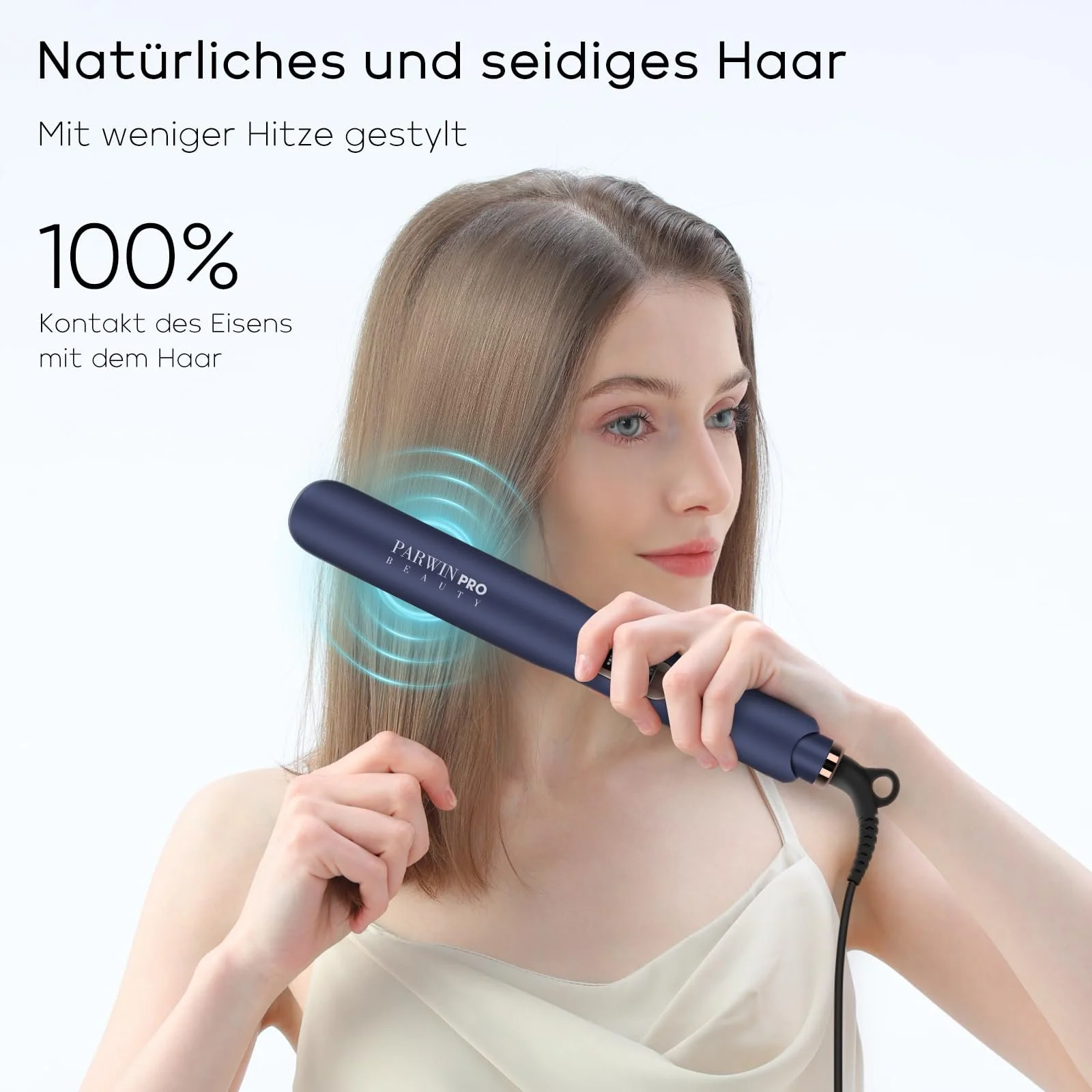 Выпрямитель 2 в 1 PARWIN PRO BEAUTY Нанотитановое покрытие 32 мм 130 °C - 230 °C, фото №4 Выпрямитель 2 в 1 PARWIN PRO BEAUTY Нанотитановое покрытие 32 мм 130 °C - 230 °C, фото №4
