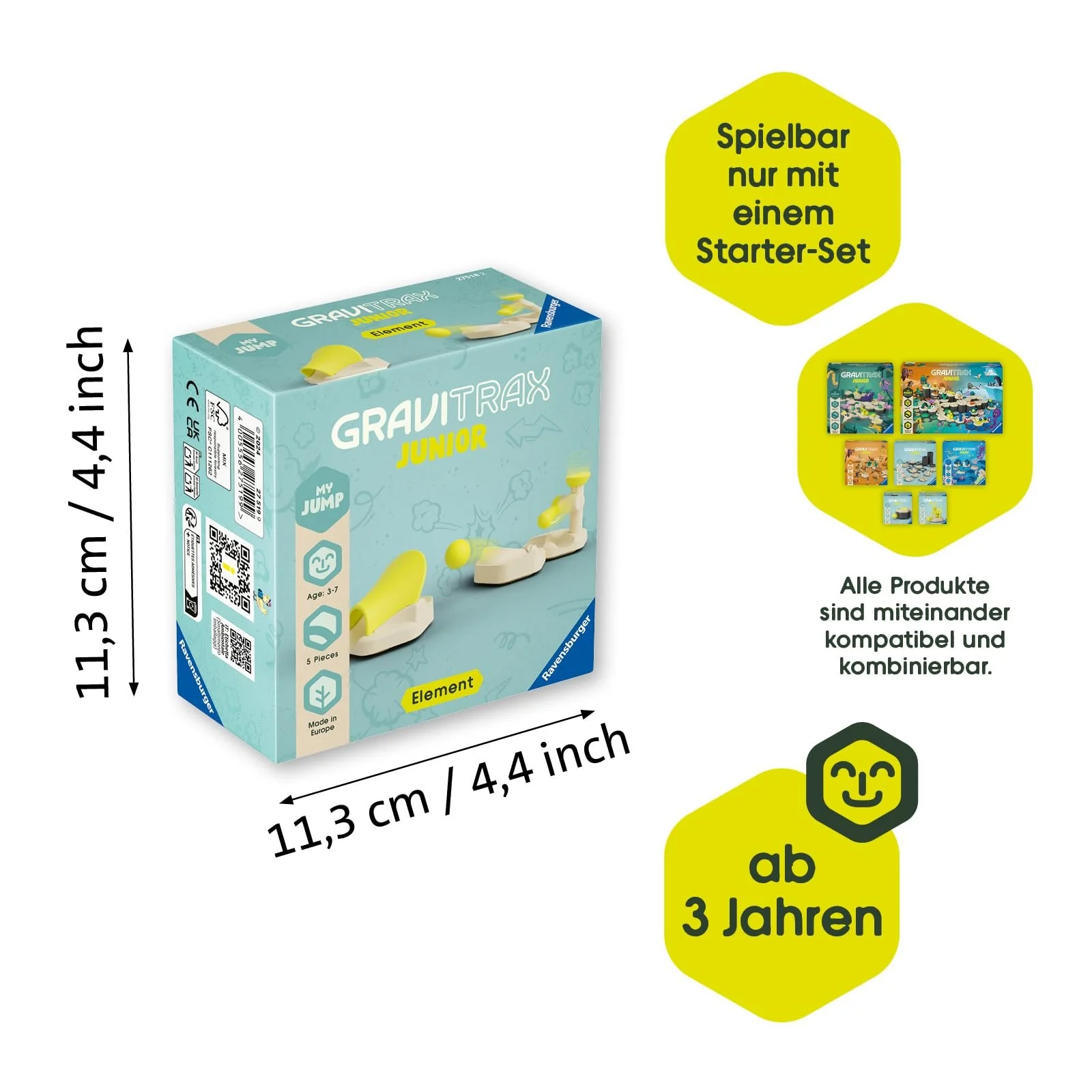 Система мраморных дорожек для детей GraviTrax Junior, фото №3 Система мраморных дорожек для детей GraviTrax Junior, фото №3