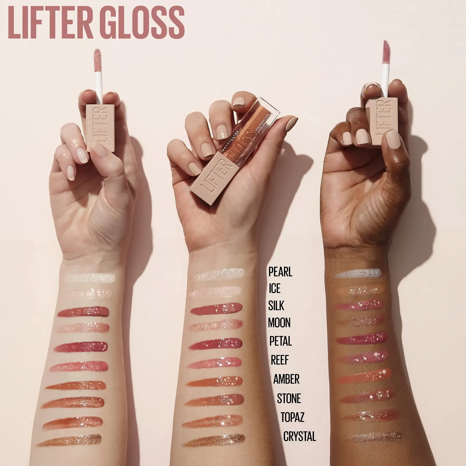 Блиск для губ Maybelline Lifter Gloss 08 Stone, фото №6 Блиск для губ Maybelline Lifter Gloss 08 Stone, фото №6