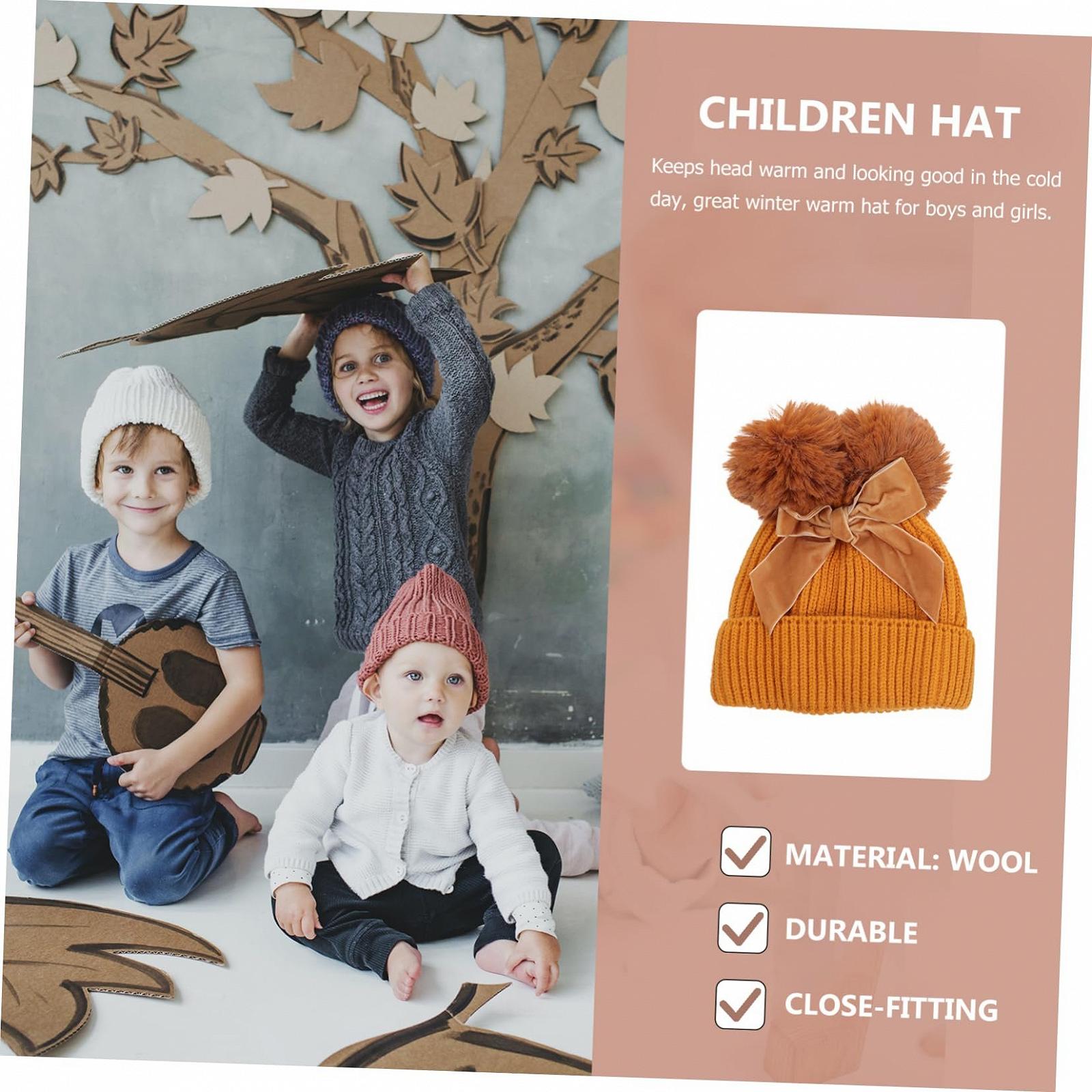 Вязаная шапка PACKOVE Детская зимняя, фото №2 Вязаная шапка PACKOVE Детская зимняя, фото №2